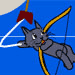 Cat with Bow Golf